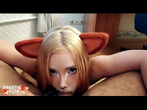 ❤️ Kitsune ກືນ dick ແລະສ້າງຄວາມຫມັ້ນຢູ່ໃນປາກຂອງນາງ ❌ ໜັງໂປ້ ຢູ່ພວກເຮົາ ☑